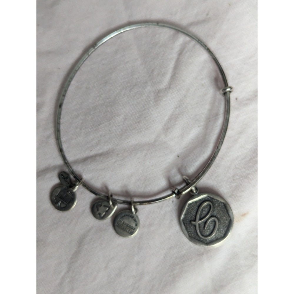 Alex and Ani 2014 energy bangle bracelet initial C USA‎ made